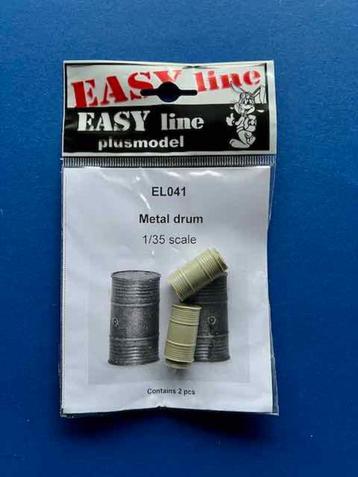 PlusModel	EL041	Metallic Drums	1/35 beschikbaar voor biedingen