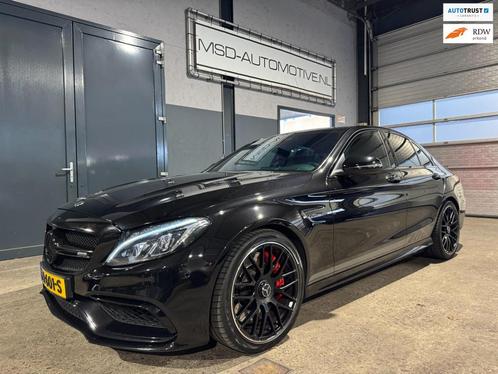 Mercedes-Benz C-klasse AMG C63S Edition 1 Designo Panoramada, Auto's, Mercedes-Benz, Bedrijf, Te koop, C-Klasse, ABS, Achteruitrijcamera