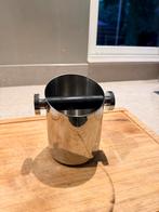 Motta RVS Uitklopbak Espresso - Goede Staat!, Ophalen of Verzenden, Gebruikt