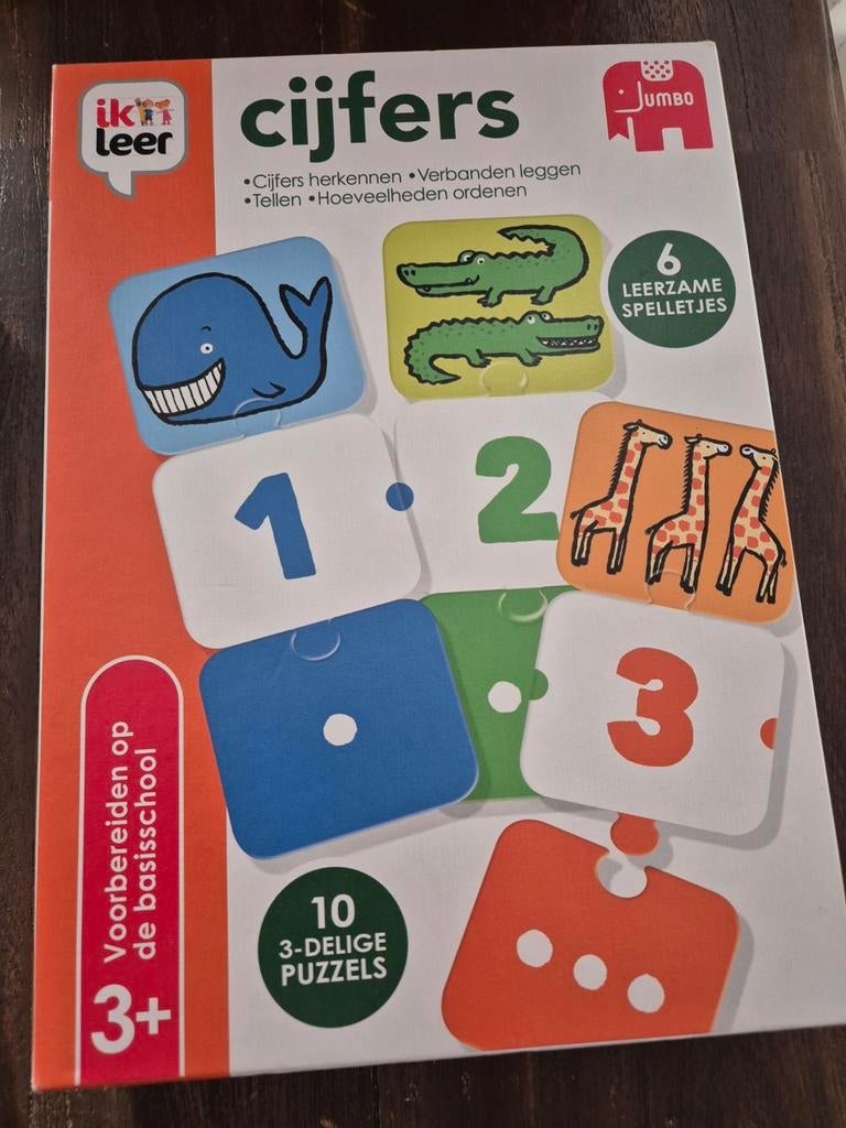 Jumbo Ik Leer Cijfers - echt als Nieuw!, Ophalen of Verzenden, 10 tot 50 stukjes, Nieuw, 2 tot 4 jaar