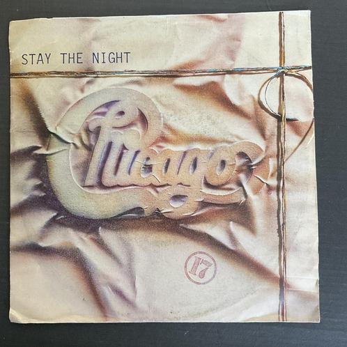Chicago - Stay the night, Cd's en Dvd's, Vinyl Singles, Gebruikt, Pop, Ophalen of Verzenden