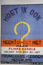 Affiche 'Vrijwilligerslegioen Nederland' (1994), Verzamelen, Militaria | Tweede Wereldoorlog, Nederland, Foto of Poster, Verzenden