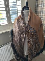 Luxe Omslagsjaal - Mucho Gusto - 100% zijde - Bont Zgan, Kleding | Dames, Mutsen, Sjaals en Handschoenen, Maat 46/48 (XL) of groter