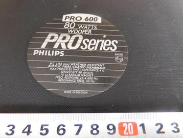 sticker PHILIPS PRO series  PRO 00 80 watts woofer  beschikbaar voor biedingen