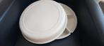 Vintage Tupperware hapjesschaal, Ophalen of Verzenden, Zo goed als nieuw, Crème, Overige typen