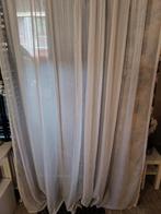 2 Glasgordijnen - 250x140 cm, Ophalen, 100 tot 150 cm, 200 cm of meer, Wit