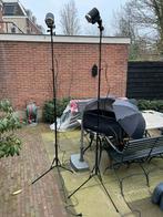stuks Hedler C12 set fotografie video lampen met veel extras, Ophalen, Gebruikt, Lamp of Flitsset