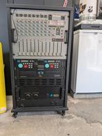 Rack 19 Inch met apparatuur en speakers, Audio, Tv en Foto, Ophalen, Gebruikt, Audio