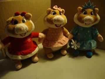  AH Hamster knuffels 3 meisjes ( samen 9 euro ) beschikbaar voor biedingen