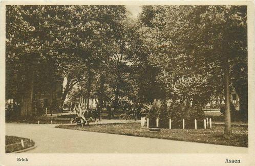 (388-039-029) Assen Brink, Verzamelen, Ansichtkaarten | Nederland, Drenthe, Verzenden