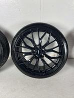 Tesla model S velgen 21" 5x120 zomerbanden Pirelli bmw set, Auto-onderdelen, Banden en Velgen, Niet ingevuld, Banden en Velgen