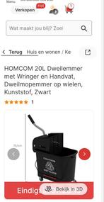 Dweilemmer met Wringer nieuw, Huis en Inrichting, Schoonmaakartikelen, Ophalen of Verzenden