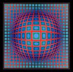 Victor Vasarely - Compositie I - Litho, Antiek en Kunst, Verzenden