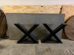 Eettafel betonlook 200x100, Huis en Inrichting, Tafels | Eettafels, 200 cm of meer, Zo goed als nieuw, Vijf personen of meer, Rechthoekig