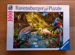 Ravensburger puzzel - 1000 stukjes - Vogelparadijs - zgan!, Ophalen of Verzenden, 500 t/m 1500 stukjes, Zo goed als nieuw, Legpuzzel