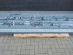 Vangrail type A, ruim 62 meter inclusief grondpalen, Ophalen of Verzenden, Zo goed als nieuw, IJzer