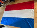 Mooie GROTE Nederlandse vlag (140x220), Diversen, Vlaggen en Wimpels, Gebruikt, Ophalen of Verzenden