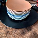 Potterie de driehoek Huizen Gebakstel - Registered Design, Antiek en Kunst, Ophalen of Verzenden