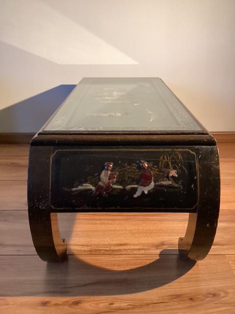 Antieke Chinese aziatische bijzettafel, koffietafel, Huis en Inrichting, Tafels | Bijzettafels, Gebruikt, Overige vormen, Ophalen