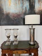 Eichholtz tafellamp lamp zilver designlamp klassiek, Huis en Inrichting, Ophalen of Verzenden, Zo goed als nieuw, Minder dan 50 cm