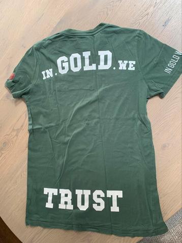 T-shirt in gold we trust beschikbaar voor biedingen