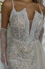 Galajurk Beige, Kleding | Dames, Trouwkleding en Trouwaccessoires, Ophalen of Verzenden, Zo goed als nieuw, Beige, Trouwjurk