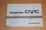 Honda Civic - Instruktieboekje - Circa 1975, Auto diversen, Handleidingen en Instructieboekjes, Ophalen of Verzenden