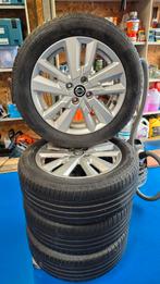 Aluminium velgen met 195/55 R16 Bridgestone zomerbanden, Auto-onderdelen, Ophalen, Gebruikt, 16 inch, Banden en Velgen