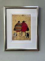 Old friends going home van Sam Toft (Origineel), Ophalen, Minder dan 50 cm, Gebruikt, Schilderij