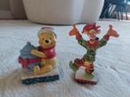 Disney traditions kerstbeeldjes set winnie en tijgetje, Ophalen of Verzenden, Winnie de Poeh of vrienden, Nieuw, Beeldje of Figuurtje