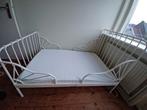 Bed meegroeibed Ikea Minnen, Ophalen, 70 tot 85 cm, Zo goed als nieuw, Matras
