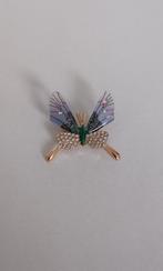 Vlinder broche, Sieraden, Tassen en Uiterlijk, Broches, Overige materialen, Overige kleuren, Minder dan 4 cm, Nieuw