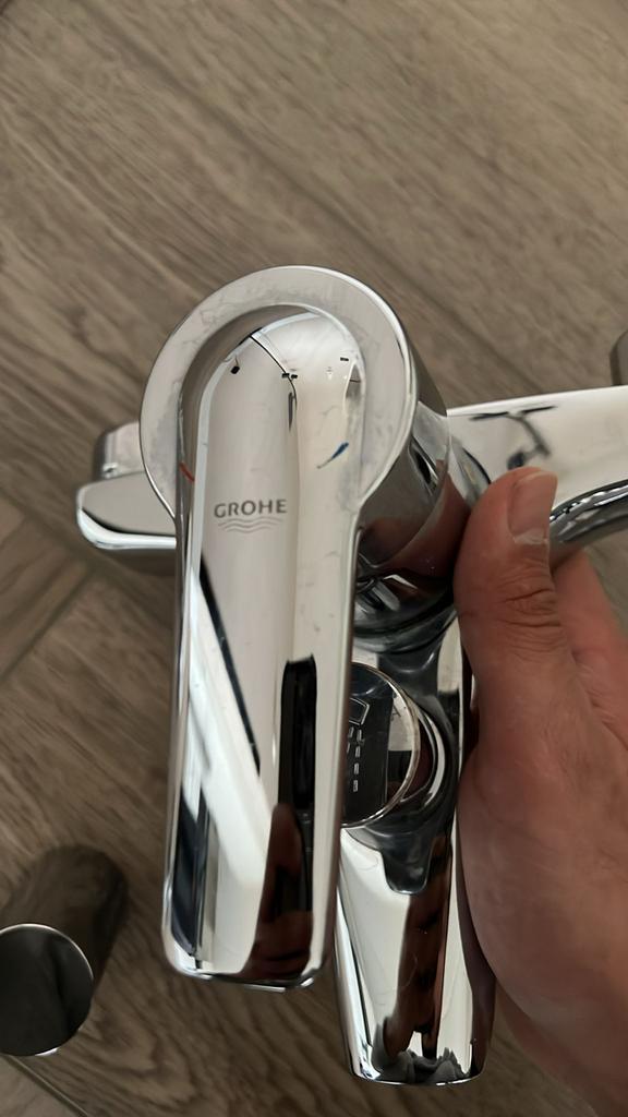 GROHE Badmengkraan - Zo goed als nieuw!, Doe-het-zelf en Verbouw, Sanitair, Zo goed als nieuw, Bad, Chroom, Ophalen of Verzenden