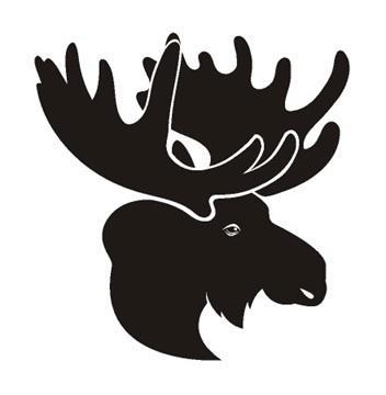 camper caravan auto sticker Eland hoofd, Caravans en Kamperen, Camper-accessoires, Nieuw, Ophalen of Verzenden