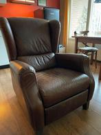 Relax Fauteuil Leer, Huis en Inrichting, Fauteuils, Ophalen, Gebruikt, 50 tot 75 cm, Leer