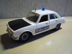 Peugeot 504 Police Minialuxe plastic schaal 1:43, Hobby en Vrije tijd, Modelauto's | 1:43, Ophalen of Verzenden, Gebruikt, Auto