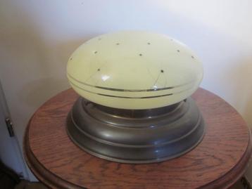 Plafonniere plafondlamp vintage art deco mid century beschikbaar voor biedingen