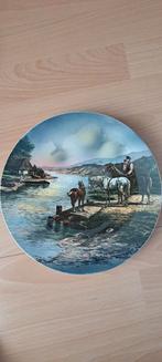 Villeroy & Boch Wandbord met Rivierlandschap, Ophalen of Verzenden