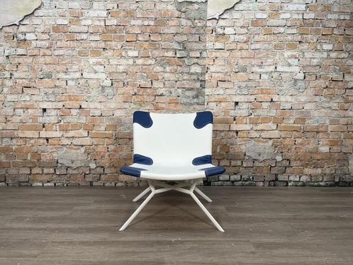 Milani Patch Country Lounge Chair bij TheReSales, Huis en Inrichting, Fauteuils, Zo goed als nieuw, Leer, 50 tot 75 cm, Minder dan 75 cm