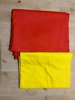 Polyester Vilt lappen rood (615x90)en geel(330x90)- 2 mm dik, Verzenden, Nieuw, Los Vilt