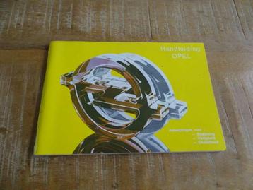 Opel Manta-Ascona-Rekord-Kadett - Handleiding NL Druk 1981 beschikbaar voor biedingen