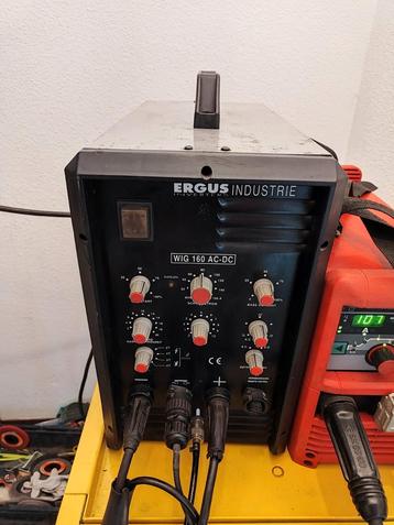 ERGUS WIG 160 AC/DC TIG Lasapparaat – 1-Fase Industrie Inver beschikbaar voor biedingen
