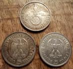 3 duiste zilveren 5 mark munten 1935 en 1936, Ophalen of Verzenden, Duitsland, Setje, Zilver