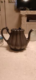 Antieke Tinnen Theepot Engels Stijl, Ophalen of Verzenden