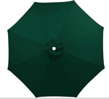 Nieuw: groen parasoldoek 2 x 145 cm. beschikbaar voor biedingen