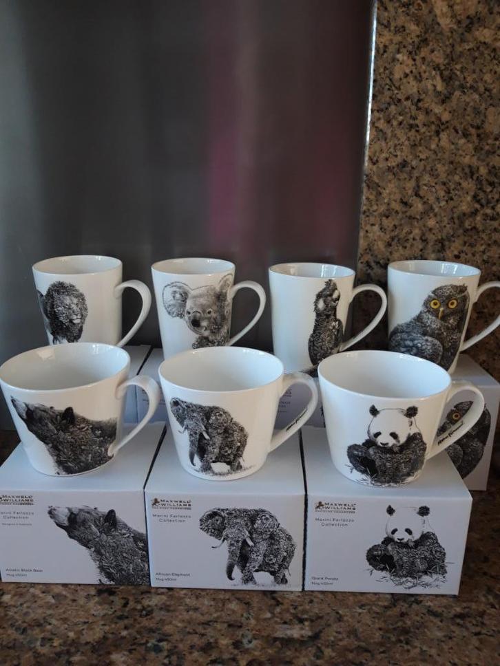 Maxwell en Williams bekers, Huis en Inrichting, Keuken | Servies, Nieuw, Kop(pen) en/of Schotel(s), Overige stijlen, Porselein