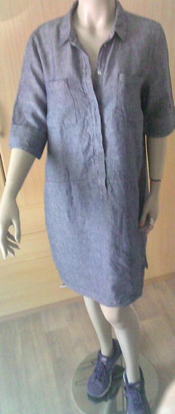 OPUS blauw linnen sportieve jurk maat 42 beschikbaar voor biedingen