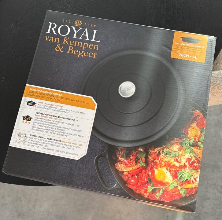 Royal van Kempen & Begeer Braadpan 28cm - Nieuw!, Huis en Inrichting, Keuken | Potten en Pannen, Nieuw, Koekenpan of Braadpan