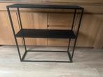 Z.G.A.N. Zwarte Sidetable, Huis en Inrichting, Tafels | Sidetables, Ophalen, 50 tot 100 cm, Zo goed als nieuw, 25 tot 50 cm