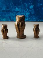 Koperen uilen uil, Antiek en Kunst, Antiek | Koper en Brons, Ophalen of Verzenden